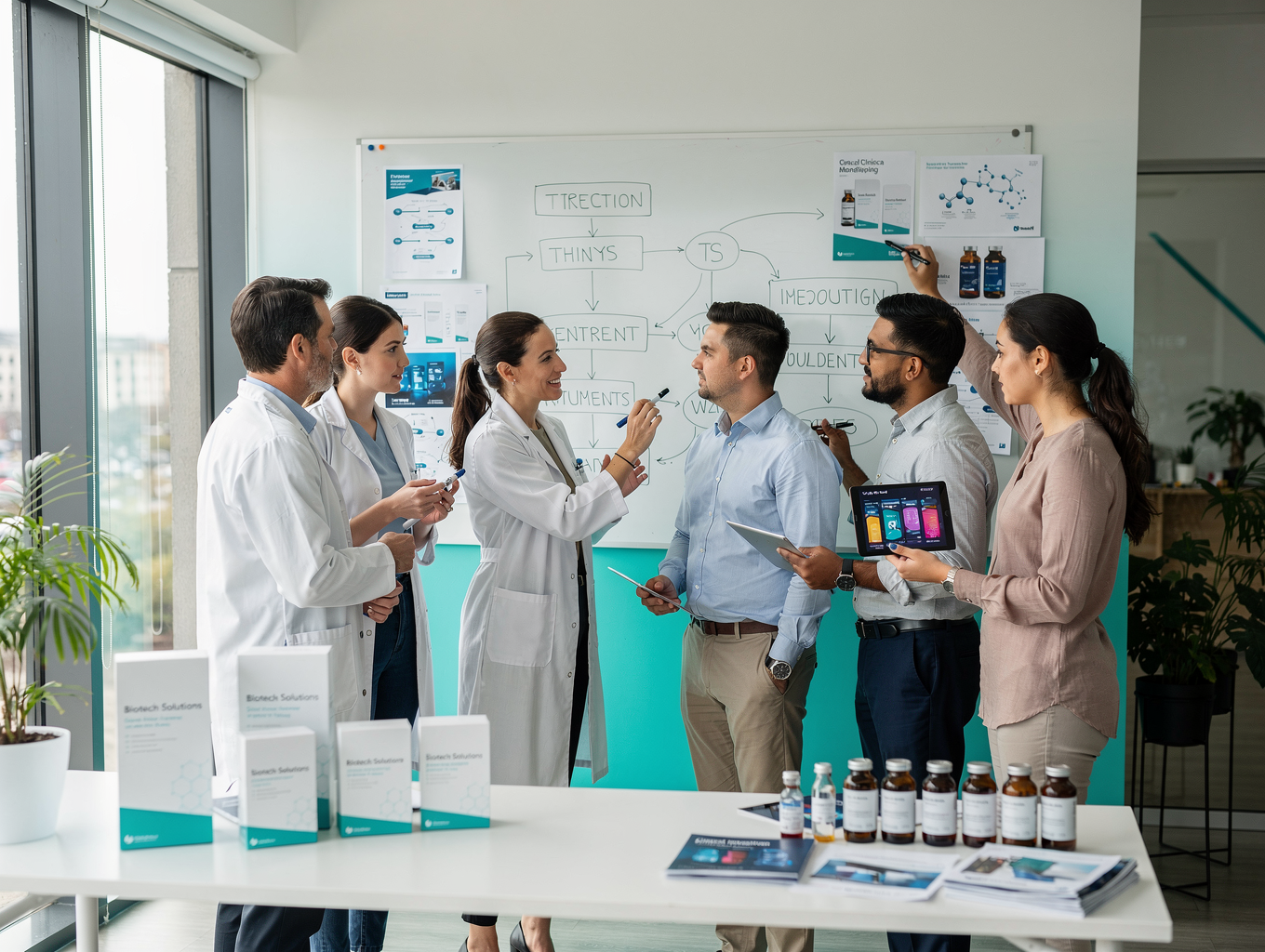 Biotech corporate restructuring meeting